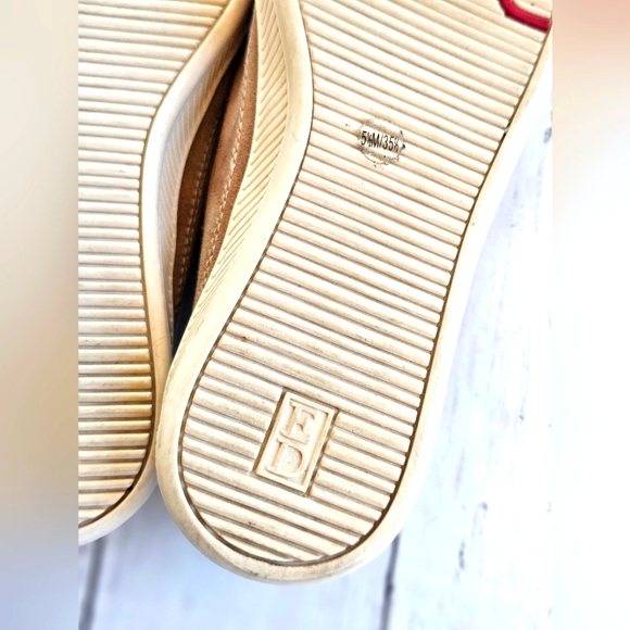 Love ED Belmont Western Boho Tan Suede Lace Up Loafer Sneakers Size 5.5M - Picture 12 of 13